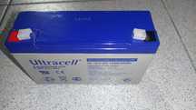 Bateria recarregável  ultracell ul 12-6 (6v 12ah/20hr)
