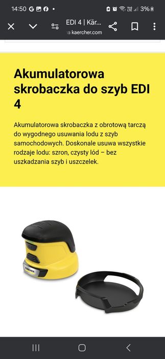 KARCHER skrobaczka do szyb EDI4