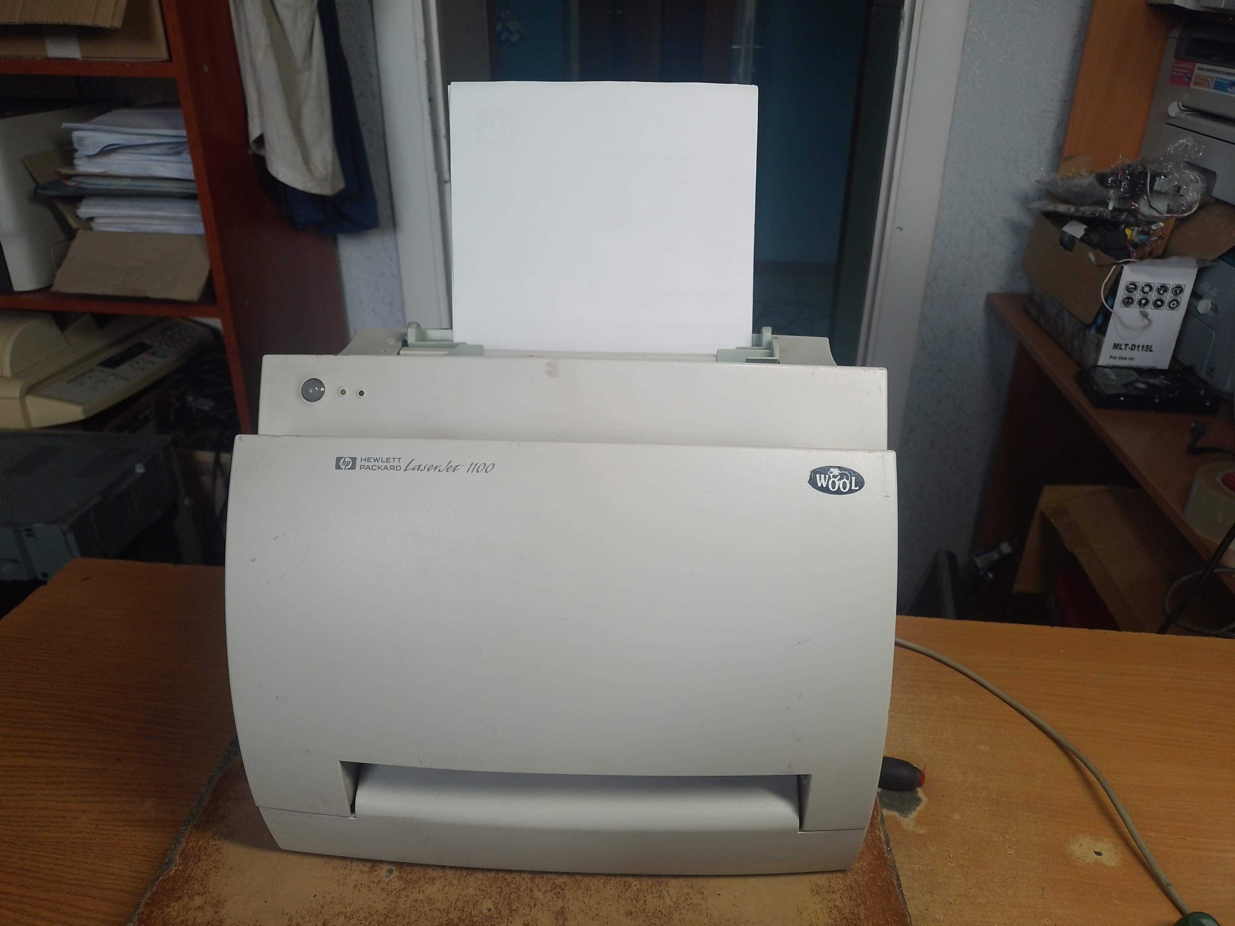 Лазерний принтер HP LaserJet 1100, без чіпів, заправлений 100%