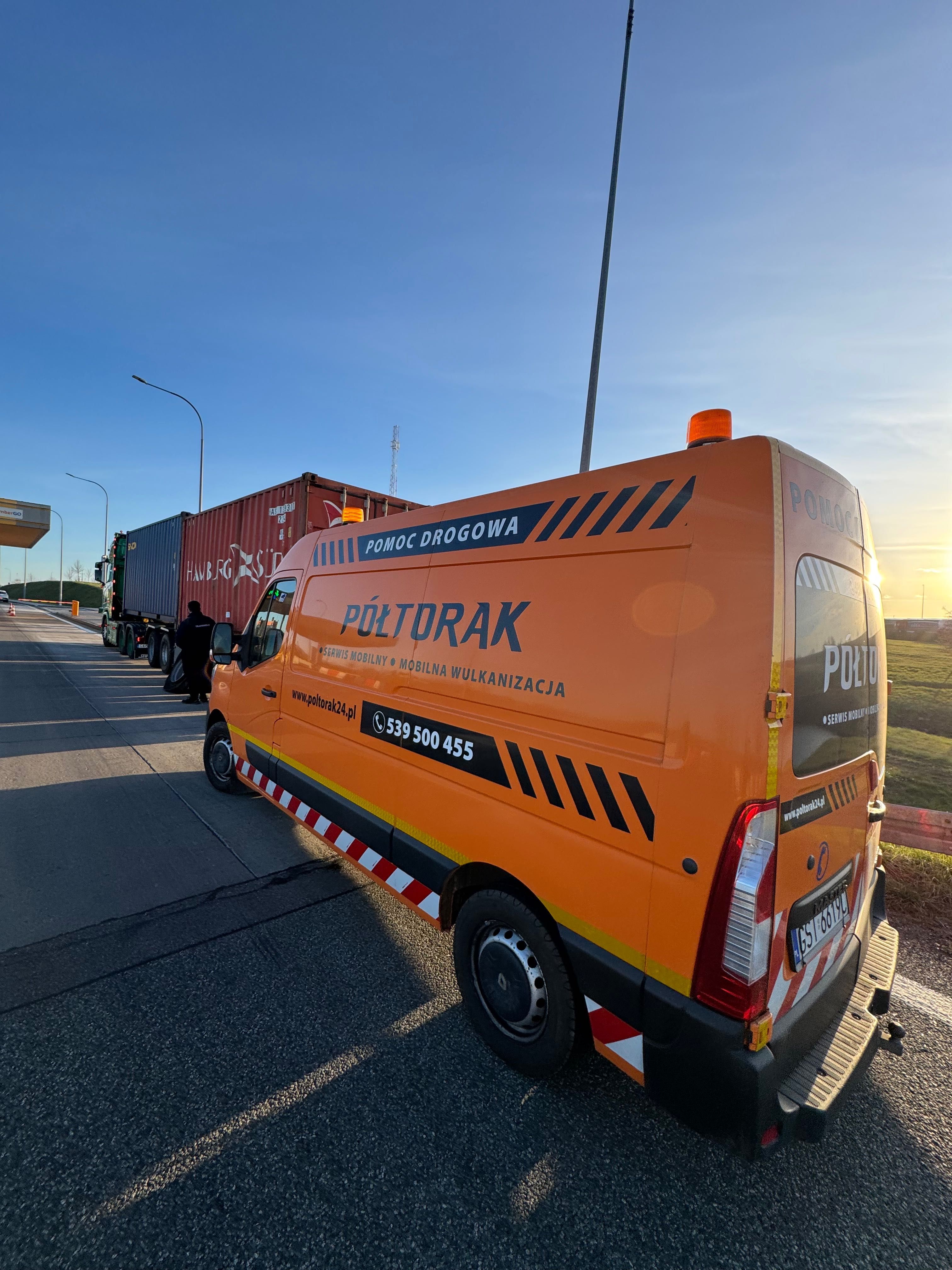 Pomoc drogowa A1, mobilna wulkanizacja TIR