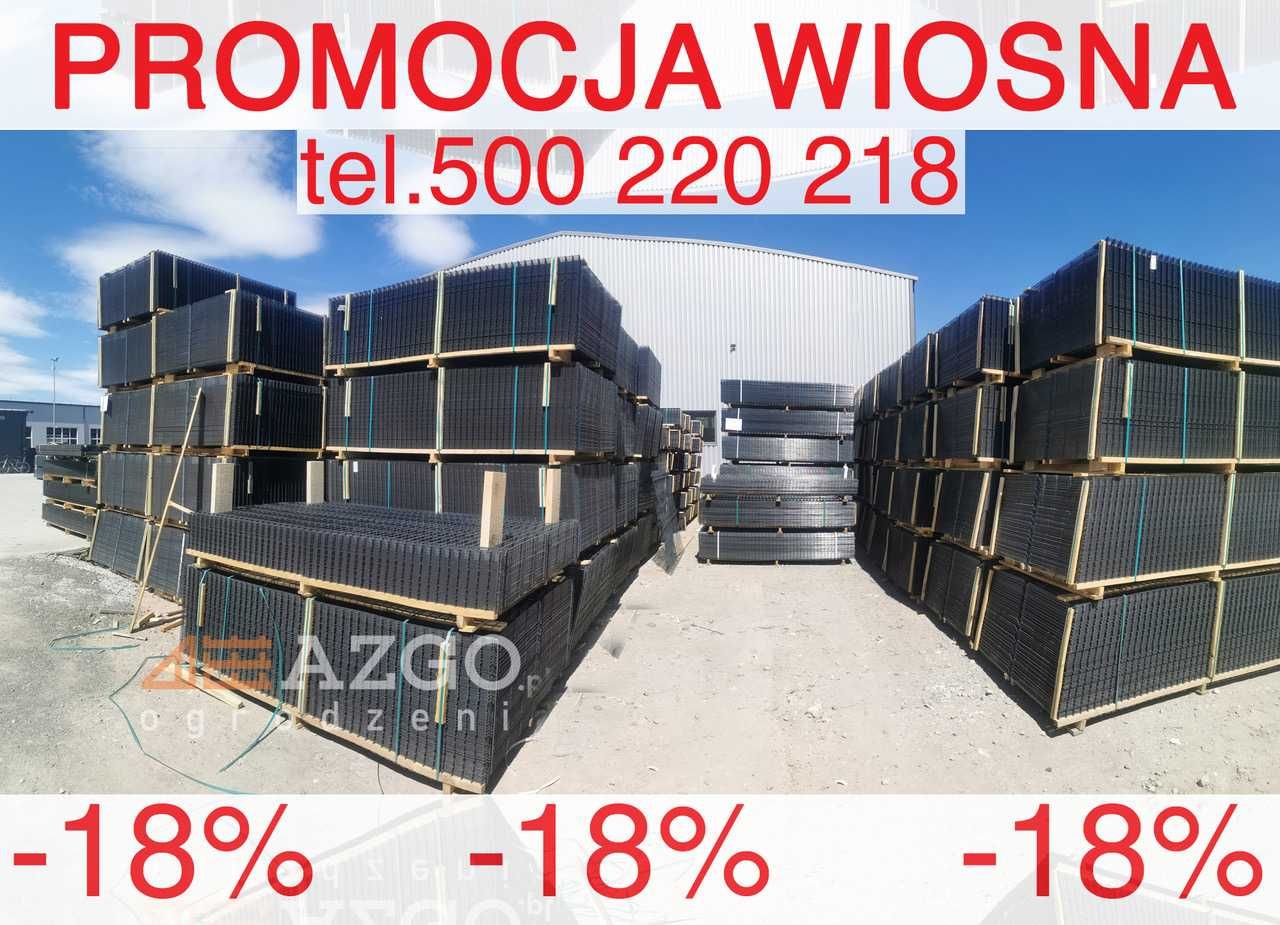 Panele ogrodzeniowe Panel 2D 3D siatkowe płot podmurówka słupki
