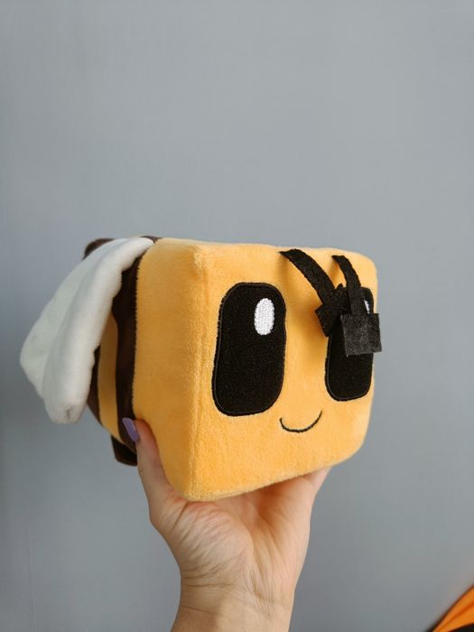 М'яка іграшка Бджола Майнкрафт 12 см плюшева