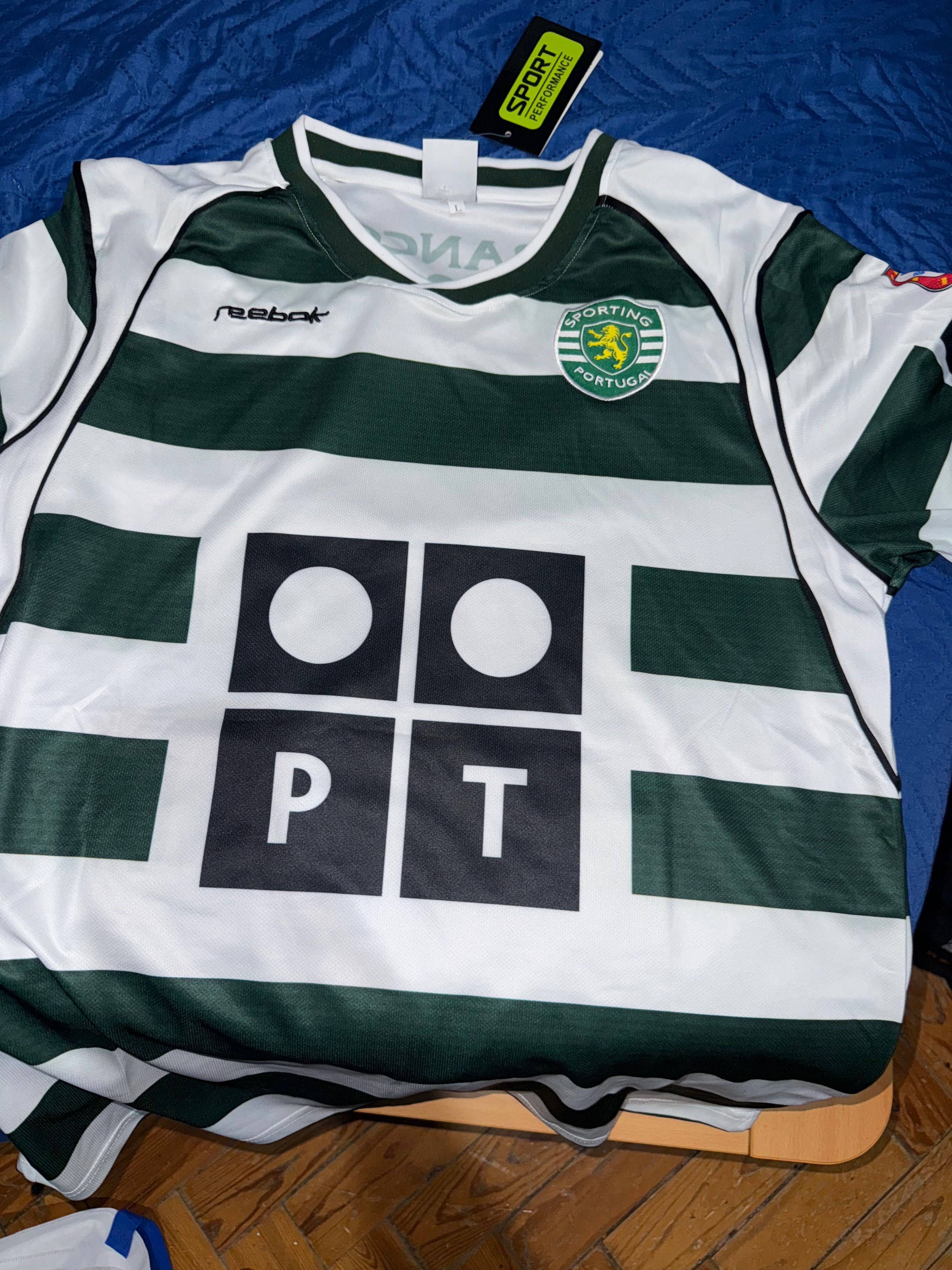 Cristiano Ronaldo 28 camisola sporting 2001/2002 retro