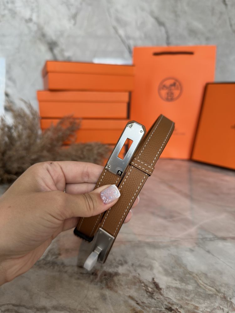 Ремінь Hermes Kelly Belt epsom, пояс ермес келлі, ремень эрмес келли
