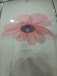 Candeeiro de teto em forma de flor