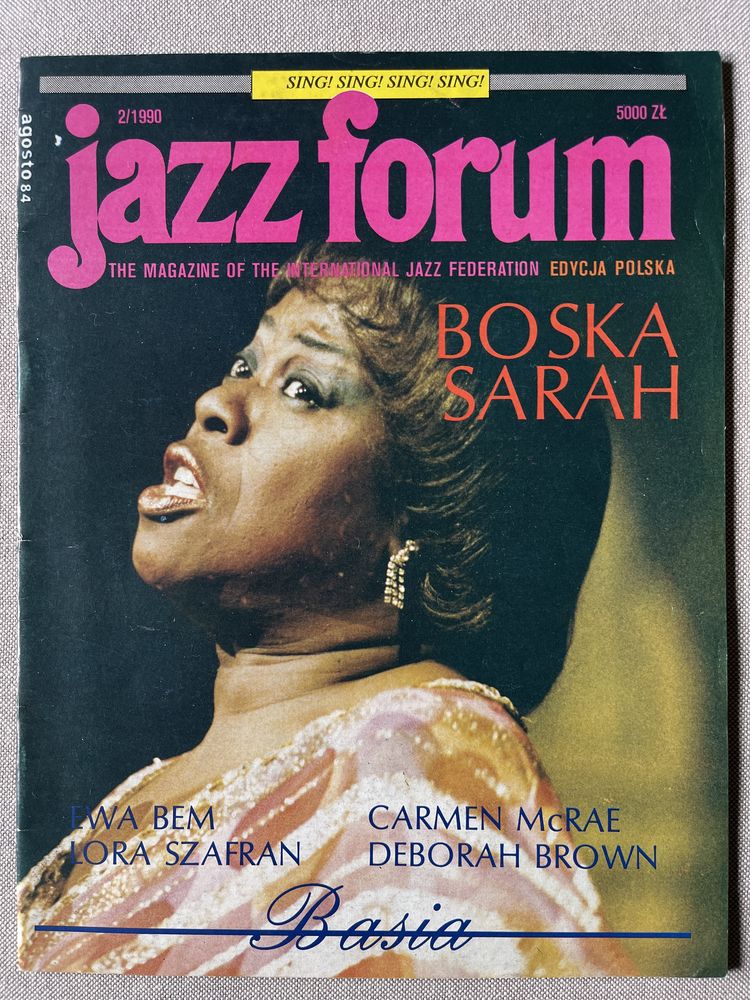 Magazyn Jazz Forum 5 egz. 1989 i 1990