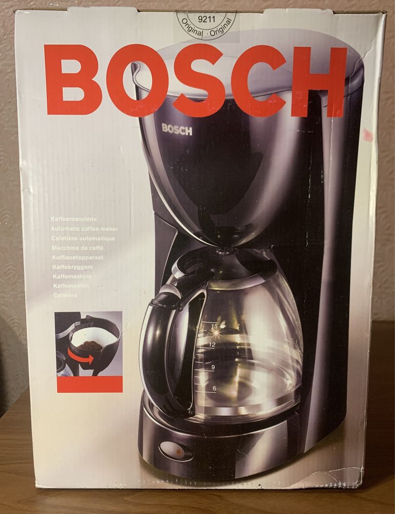 Крапельна кавоварка Bosch TKA1411V 1000 W з підігрівом.