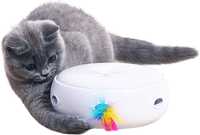 PETTOM interaktywna Elektryczna zabawka z piórkiem dla kotów