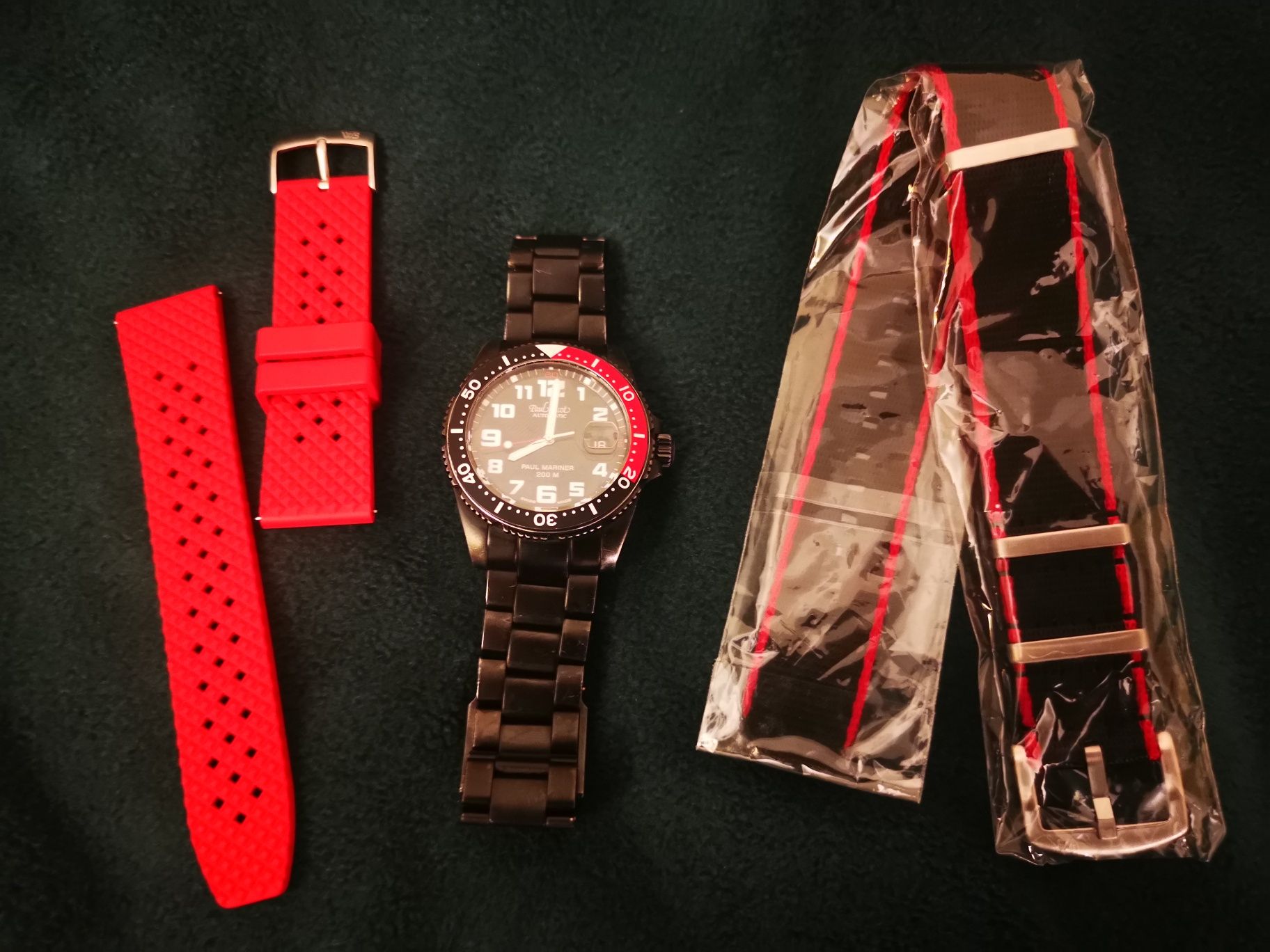 Zegarek automatyczny PAUL PICOT MARINER III Diver 200m Sportowy Swiss!