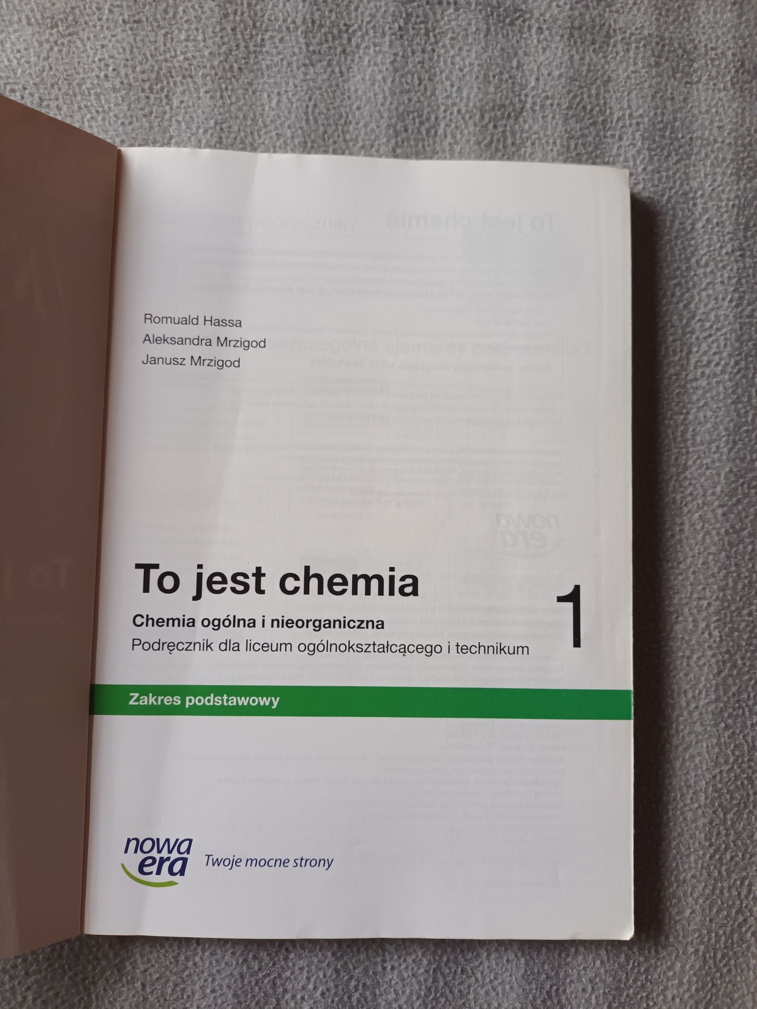 To jest chemia 1