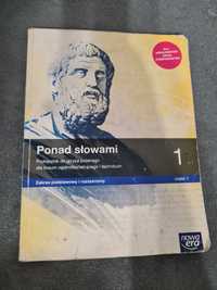 Podręcznik ponad słowami klasa 1 liceum nowa era