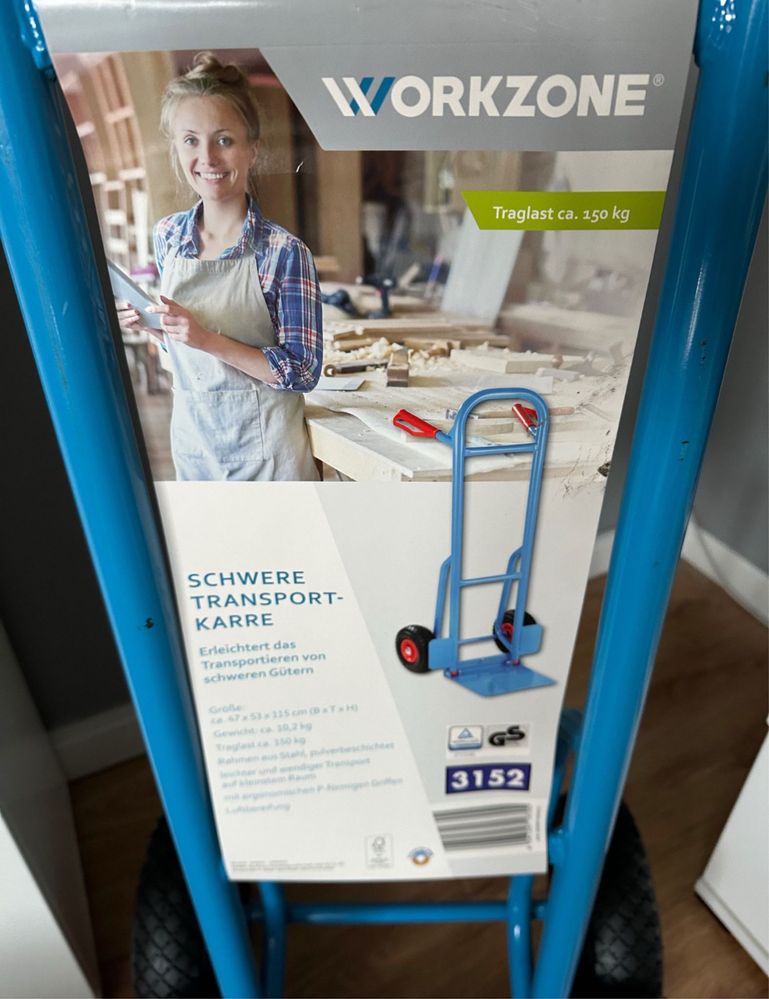 Wózek transportowy Workzone 150 kg nowy