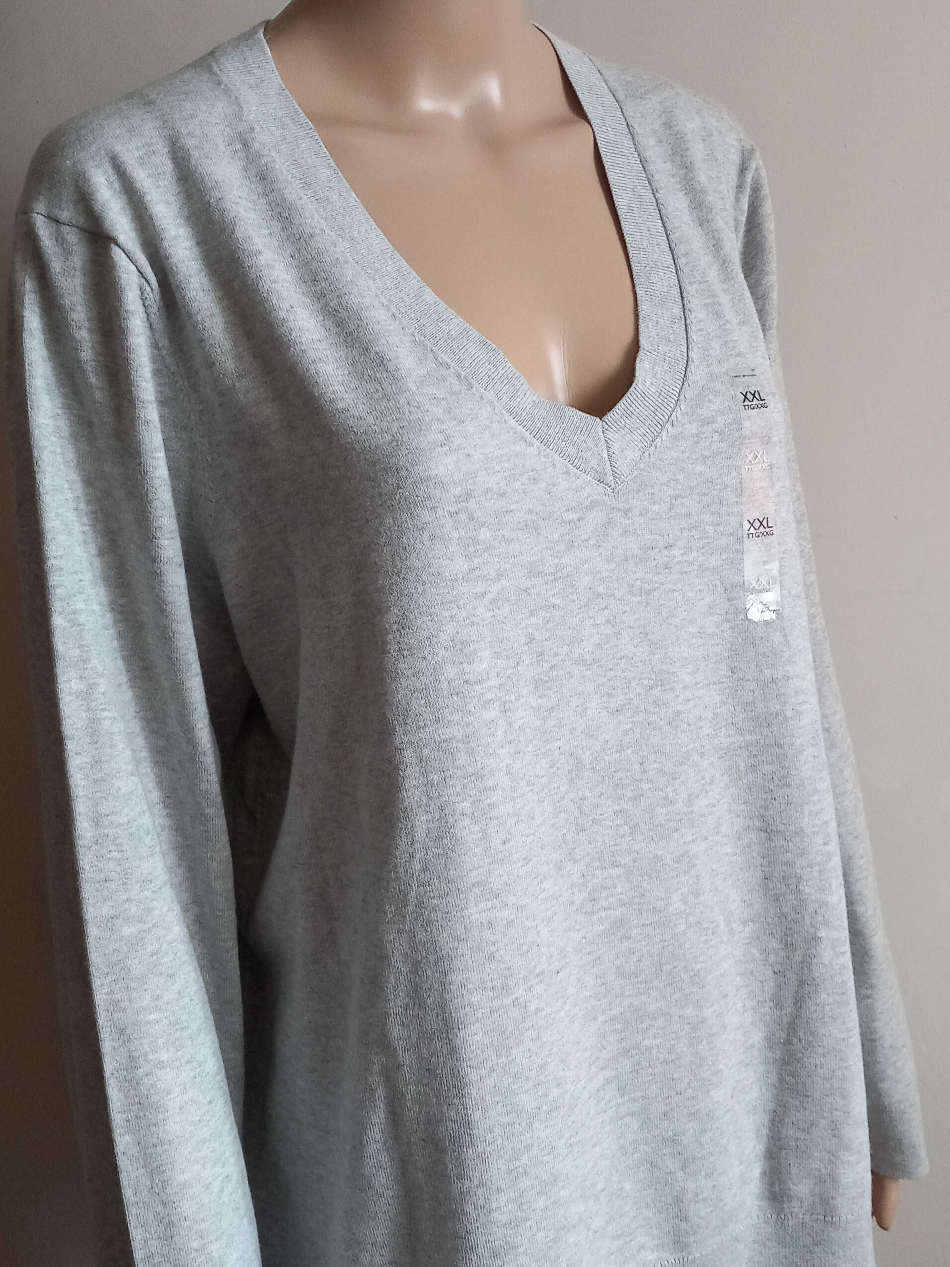 Sweter damki Tommy Hilfger r. XXL szary