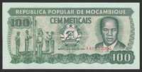 Mozambik 100 meticais 1989 - AA - stan bankowy UNC