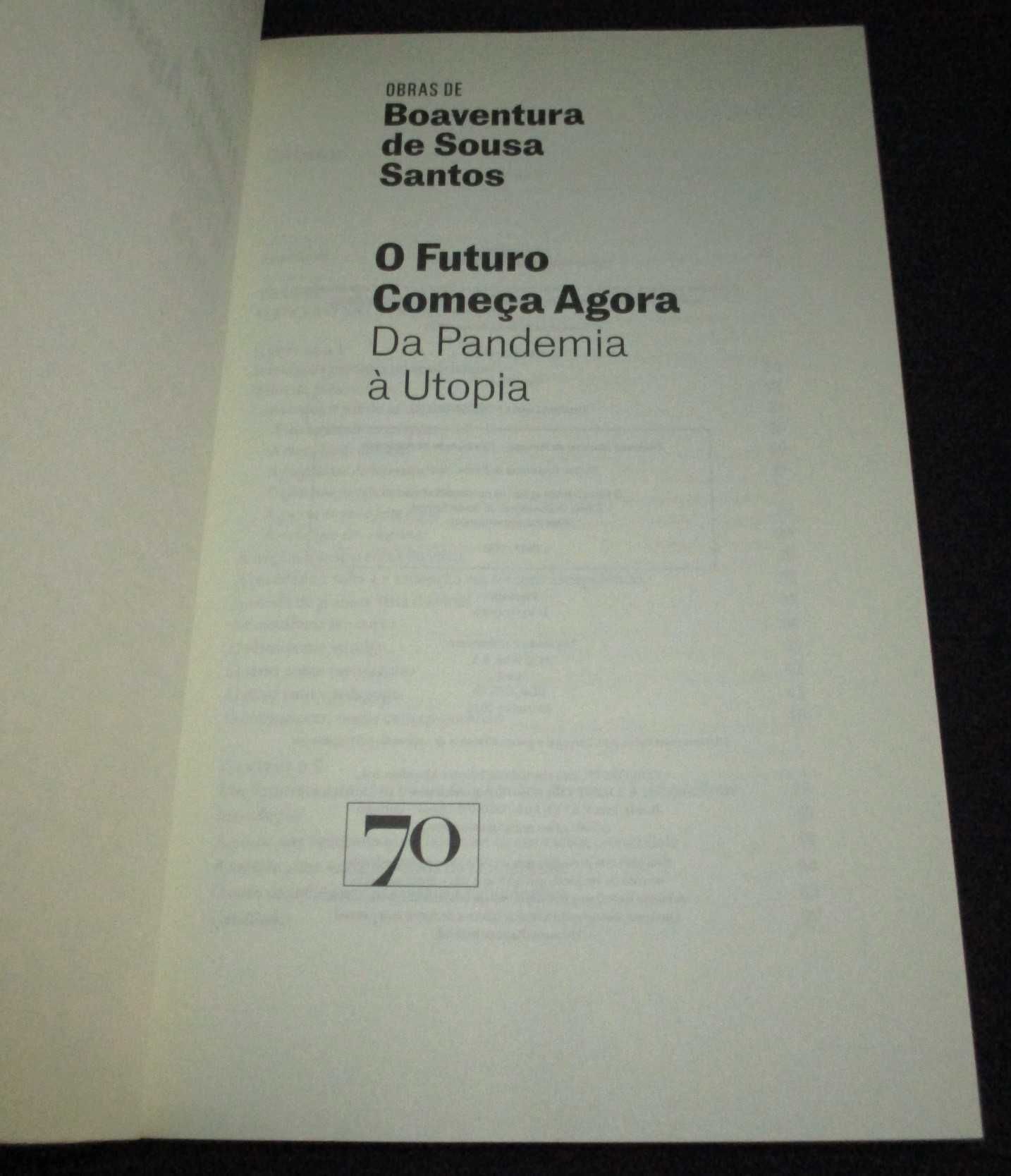 Livro O futuro começa agora Boaventura de Sousa Santos