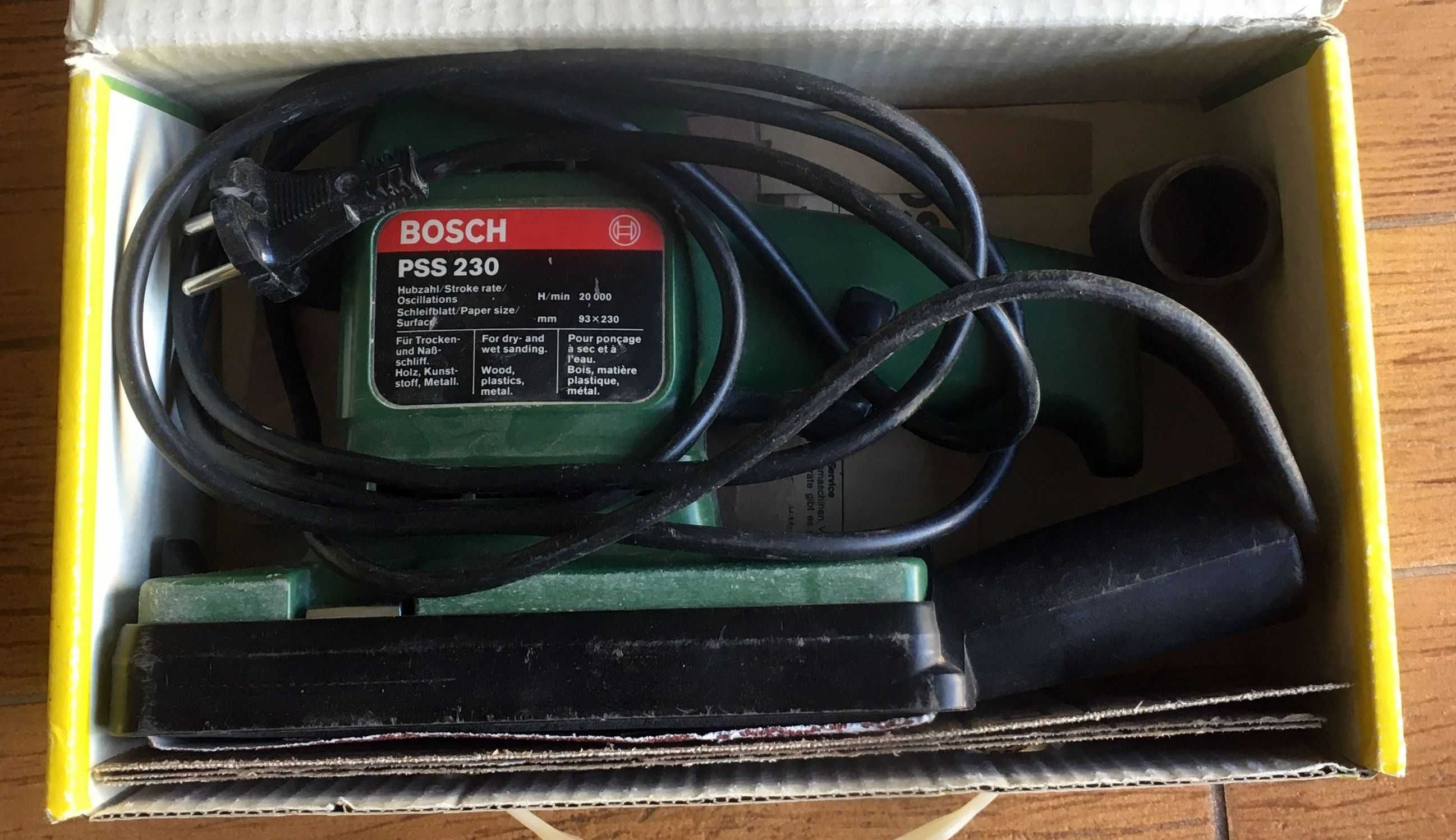 Szlifierka Oscylacyjna Bosch PSS 230 Made in Germany Oryginał