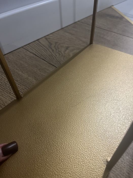 Półka scienna wisząca metalowa FineBuy Loft Glamour