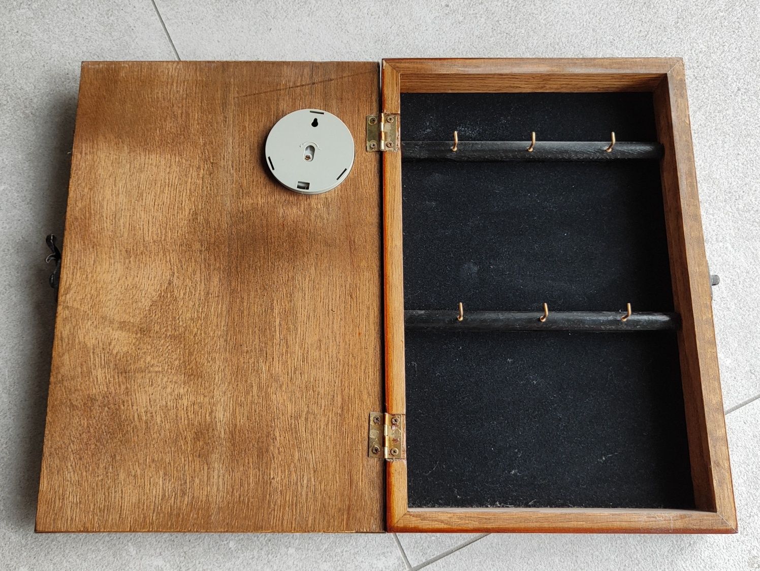 Ящик для ключей от дома деревянный декоративный крафтовый