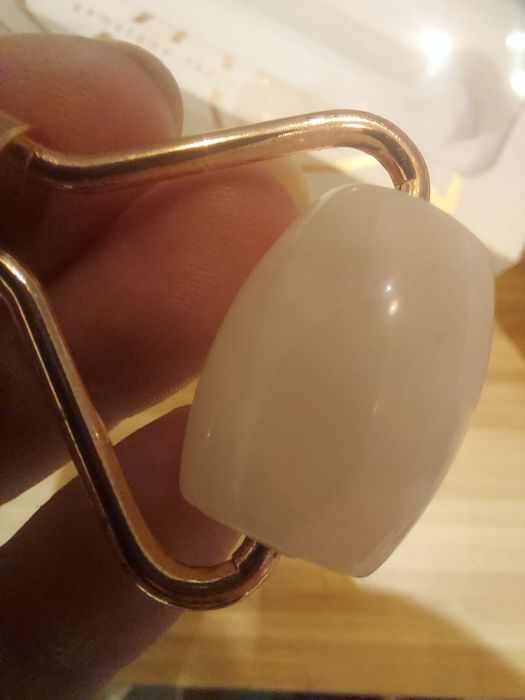 CRYSTALLOVE Masażer do twarzy z kwarcu różowego