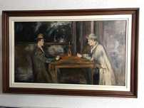 Pintura a óleo - Os Jogadores de Cartas de Paul Cézanne (cópia)