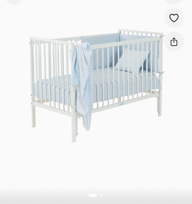 Cama de grades branca