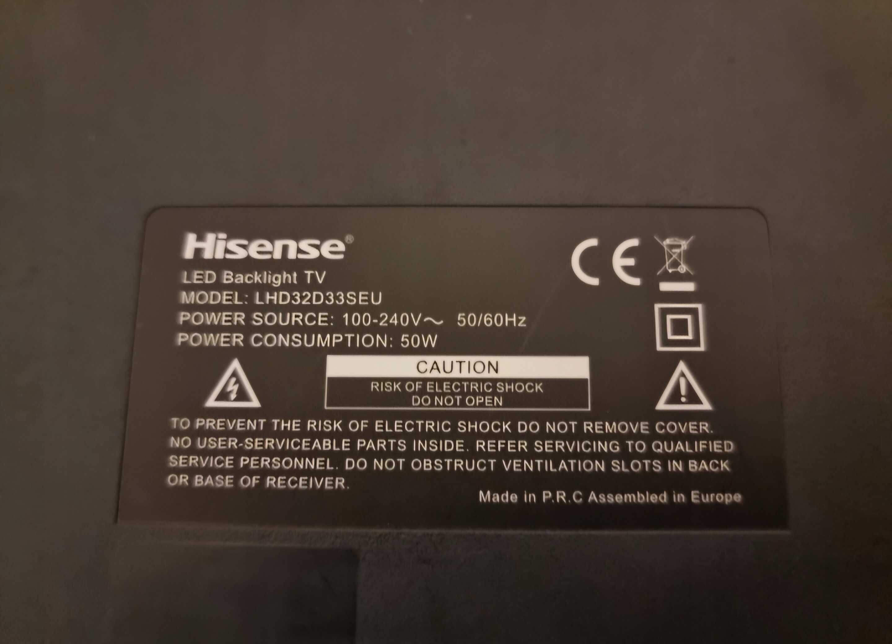 Telewizor LED Hisense LHD32D33SEU 32" HD Ready