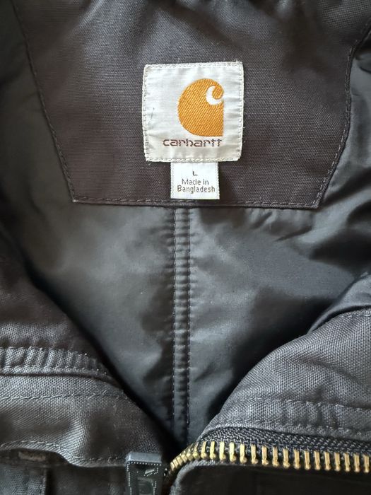 CARHARTT kurtka zimowa czarna używana vintage pikowana rozmiar L