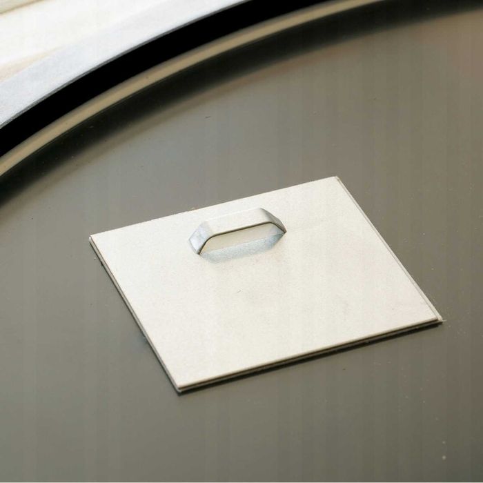 Nowe lustro łazienkowe okrągłe, podświetlane z LED - czarne LOFT 50cm