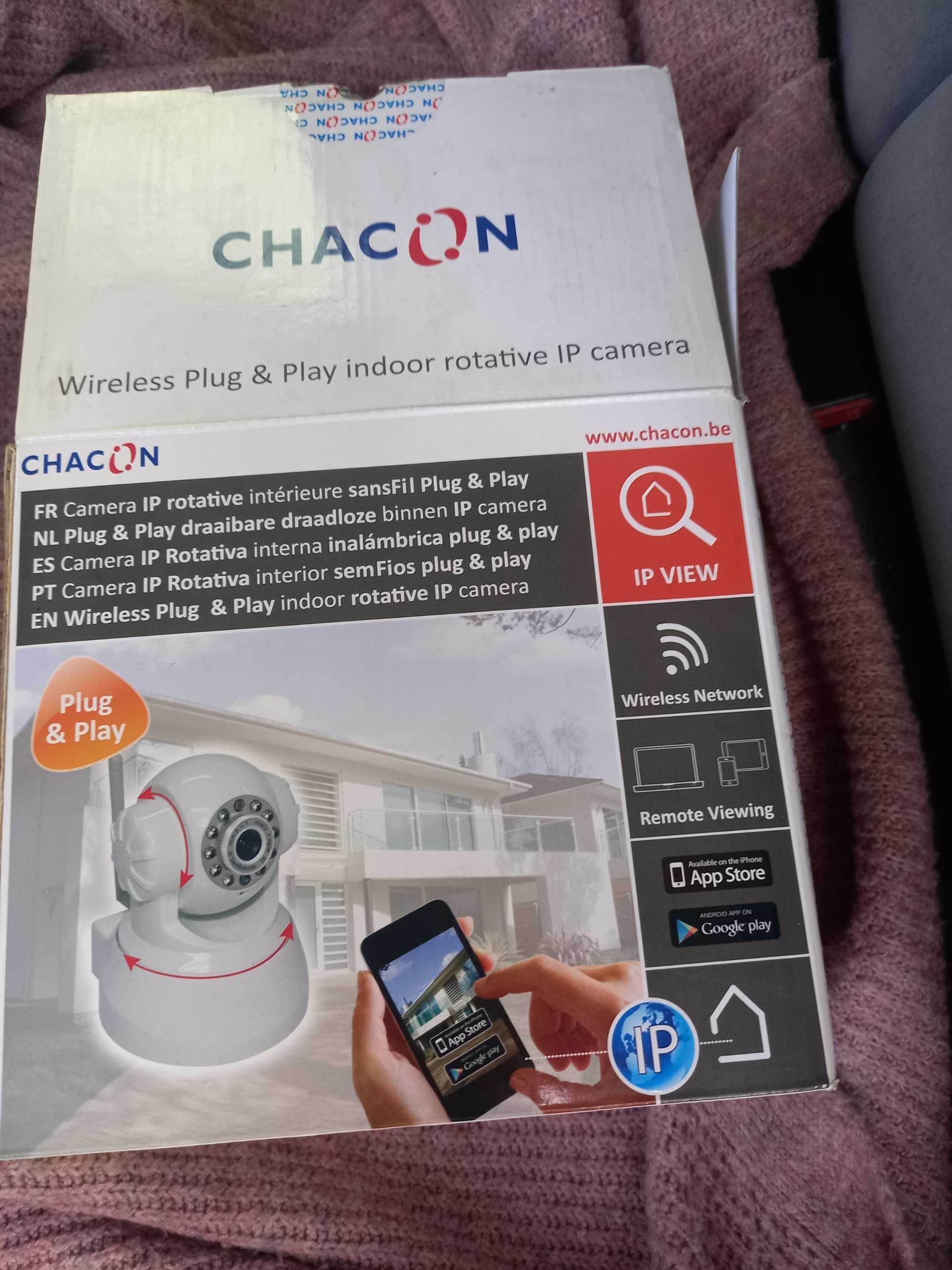 Câmera IP rotativa interior sem fios plug&play NOVA