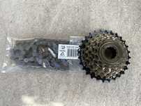 Wolnobieg Shimano MF-TZ500-6 + Lancuch KMC HV500