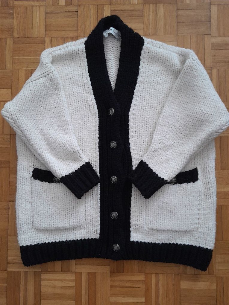 Sweter ZARA rozmiar M oversize