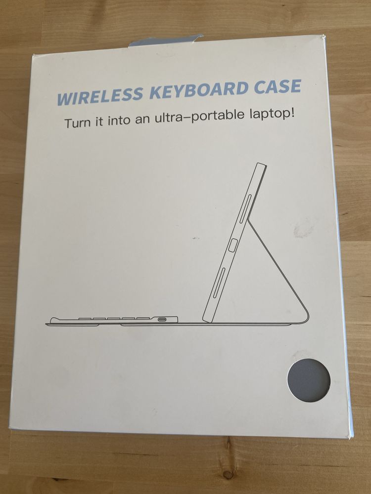 Capa ipad 10 geração com teclado bluetooth wireless