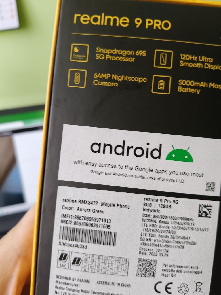 Sprzedam Smartfon Relme 9 Pro 5G