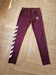 Legginsy bordowe hummel rozmiar S
