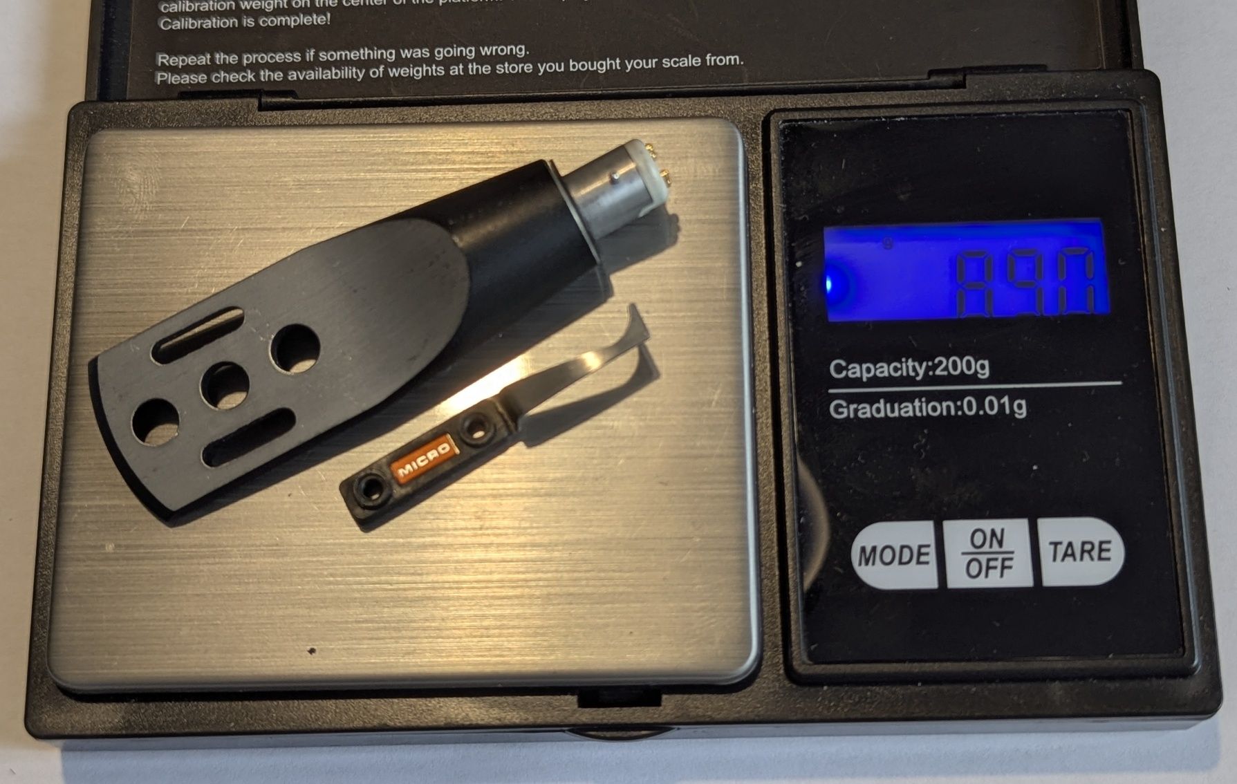 Headshell koszyk gramofonowy Micro H-202L