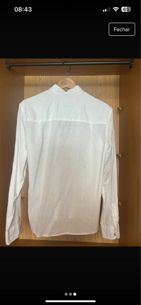 camisa branca ZARA