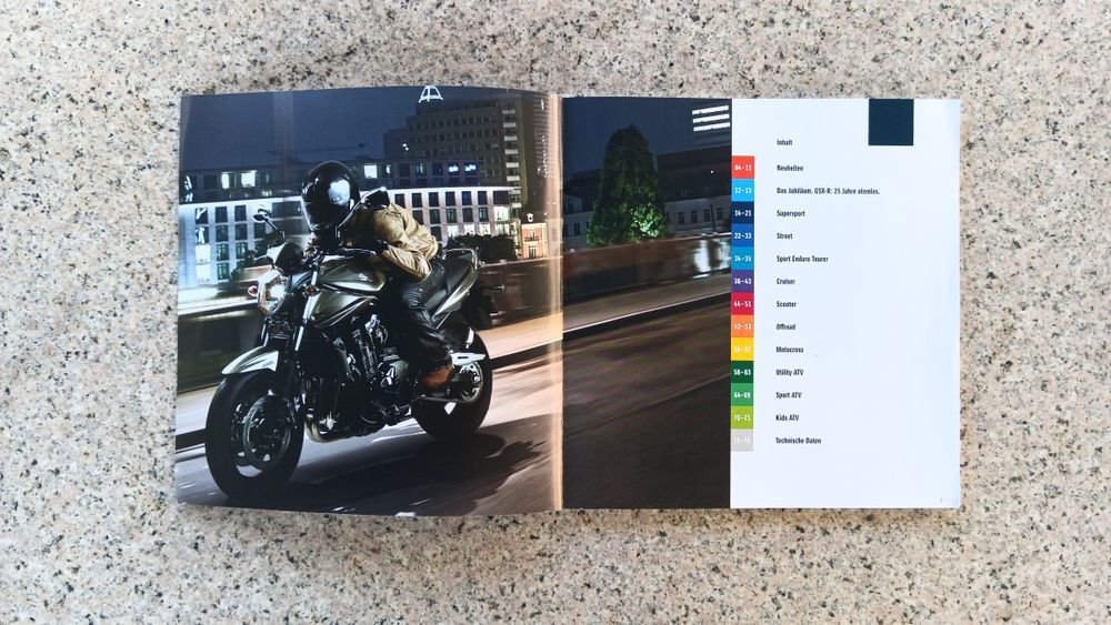 SUZUKI Hayabusa B-King Intruder i inne Program modeli 2010 Prospekt