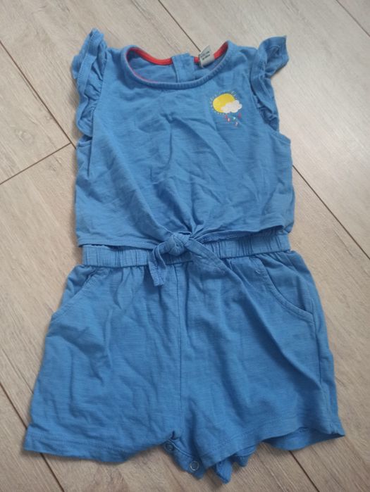 Niebieski kombinezon na lato r.80/86