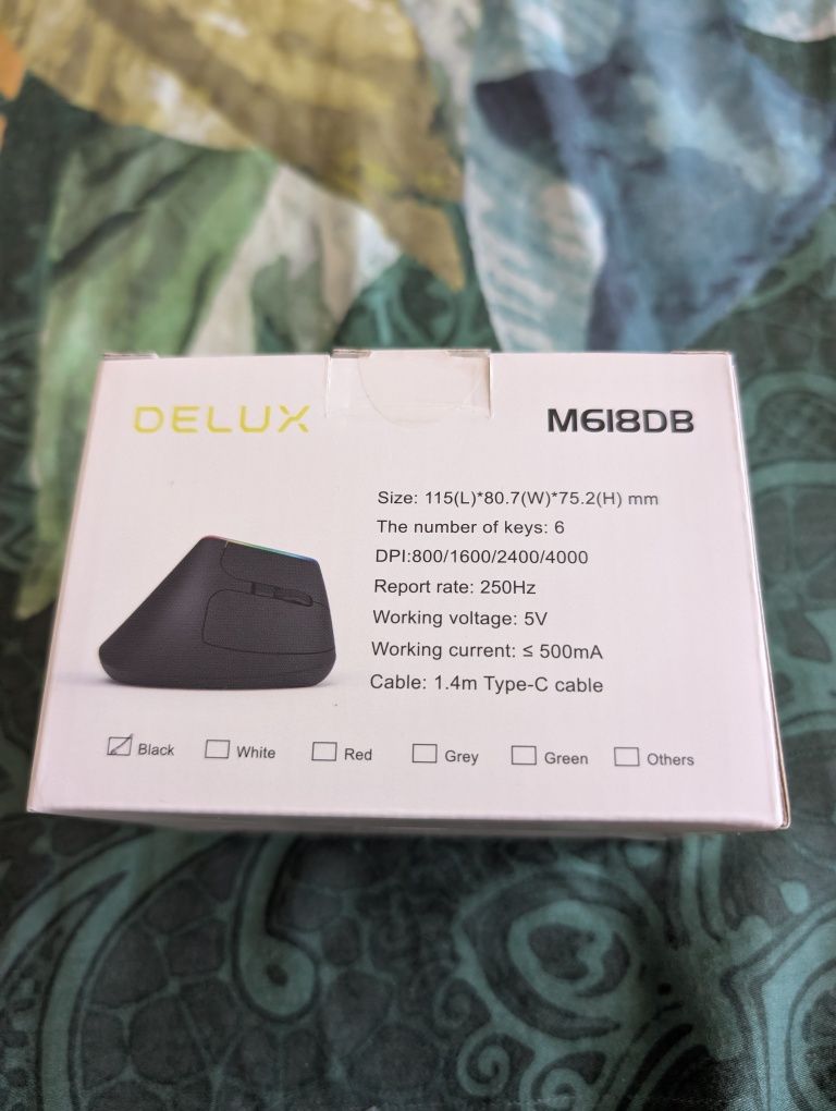 Nowa myszka bezprzewodowa DELUX M618DB