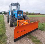 Pług śnieżny prosty regulowany hydraulicznie do pryzm kiszonki  !