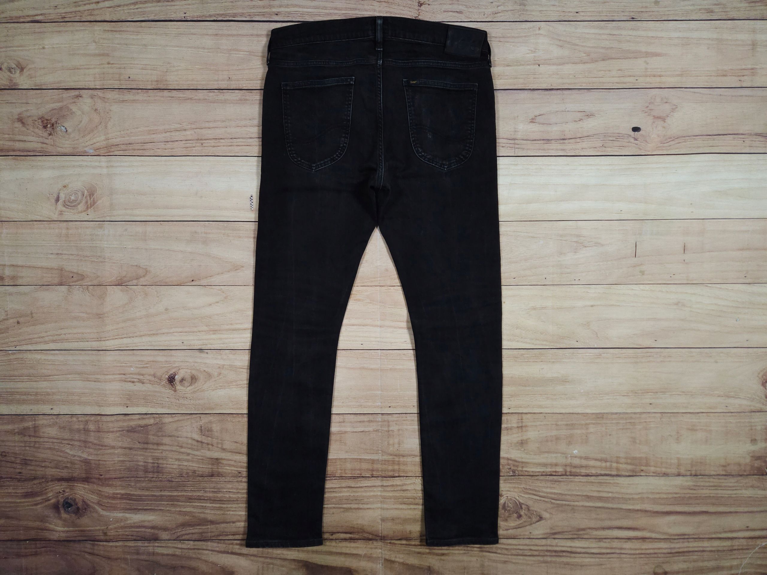 LEE Luke Spodnie Jeans Męskie Czarne r. 34/32