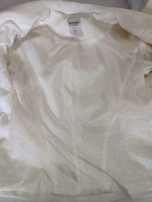 Blazer Branco Bershka