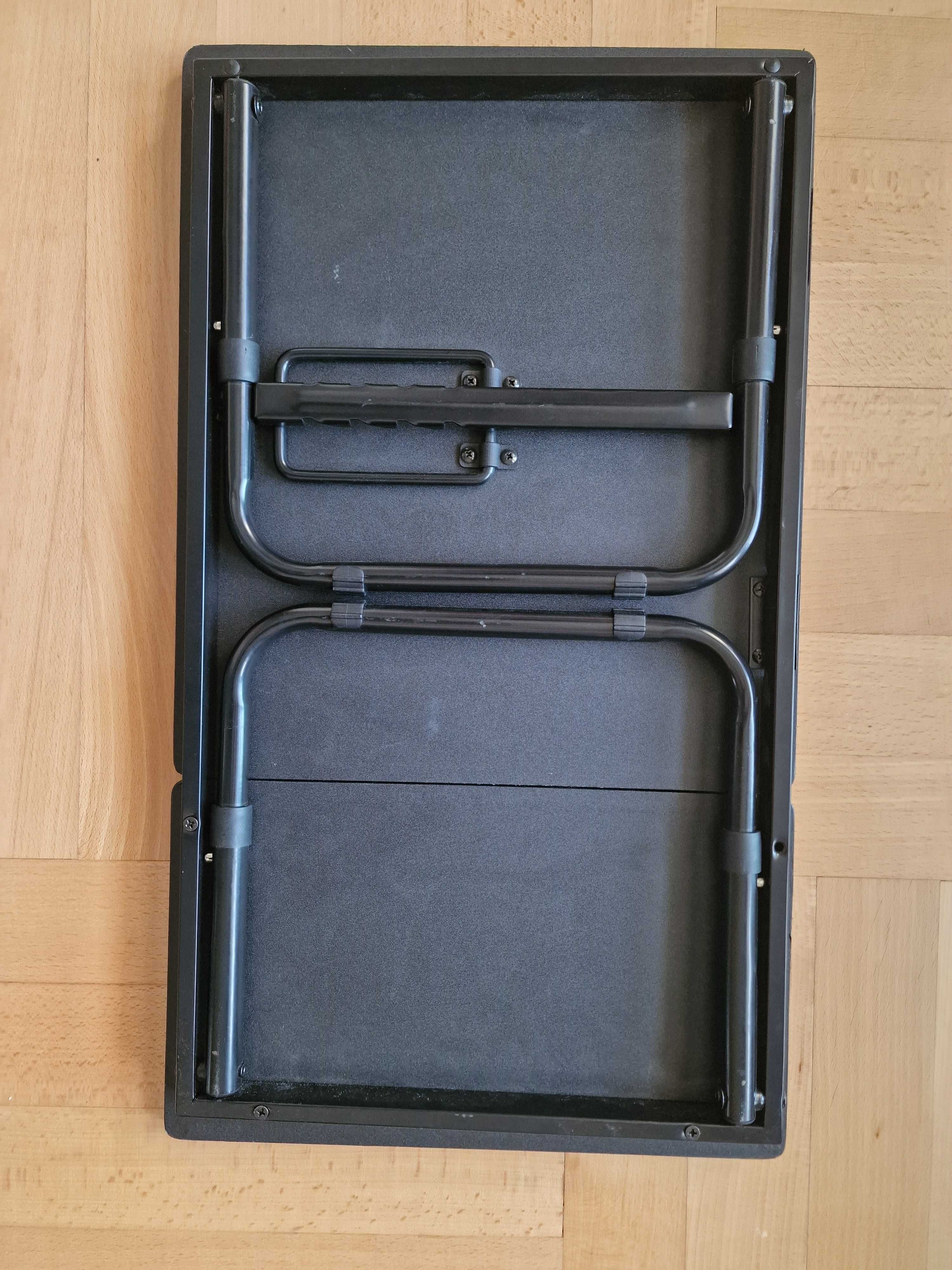 Regulowany stolik podstawka pod laptopa składany czarny