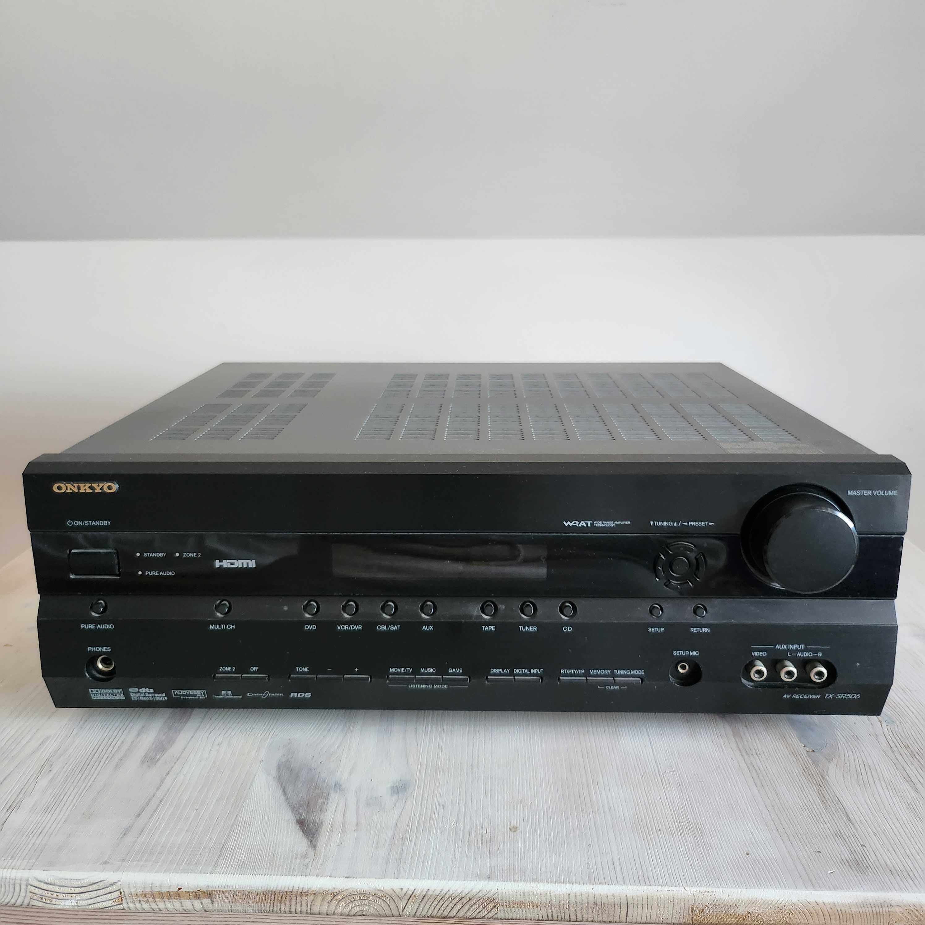 Amplituner Onkyo TX-SR506 świetny stan, komplet