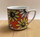Kubek kolekcjonerski porcelanowy Chodzież lata 60 PRL nowy metka