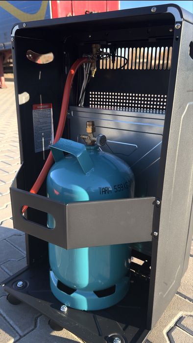 Газовий обігрівач портативний з балоном 12л