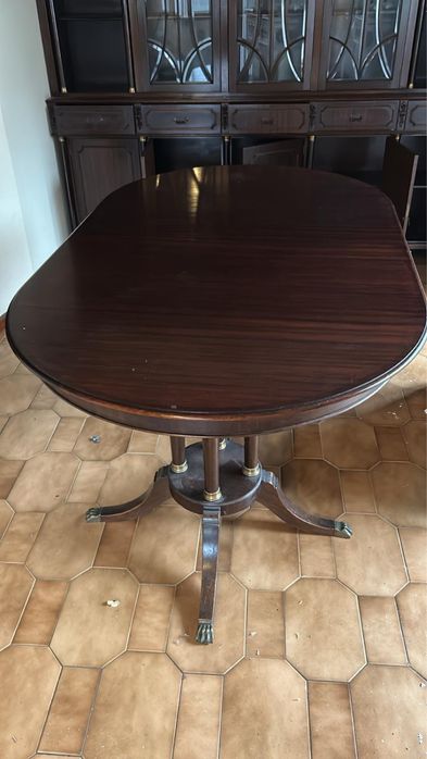 Mesa de jantar extensivel vintage