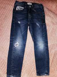 Spodnie Zara jeans dla chłopca 116 cm