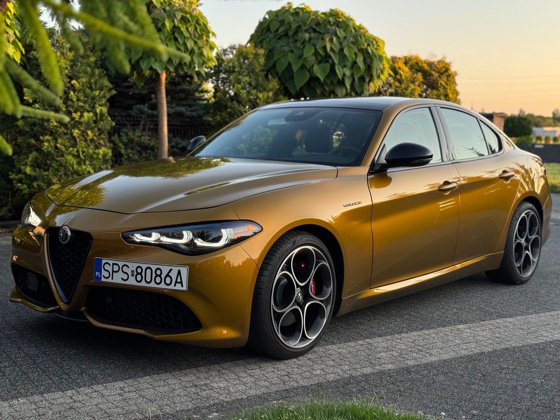 Alfa Romeo Giulia Veloce Ti Lift Q2 8900km Ocra GT Harman Led Radar Kamera
