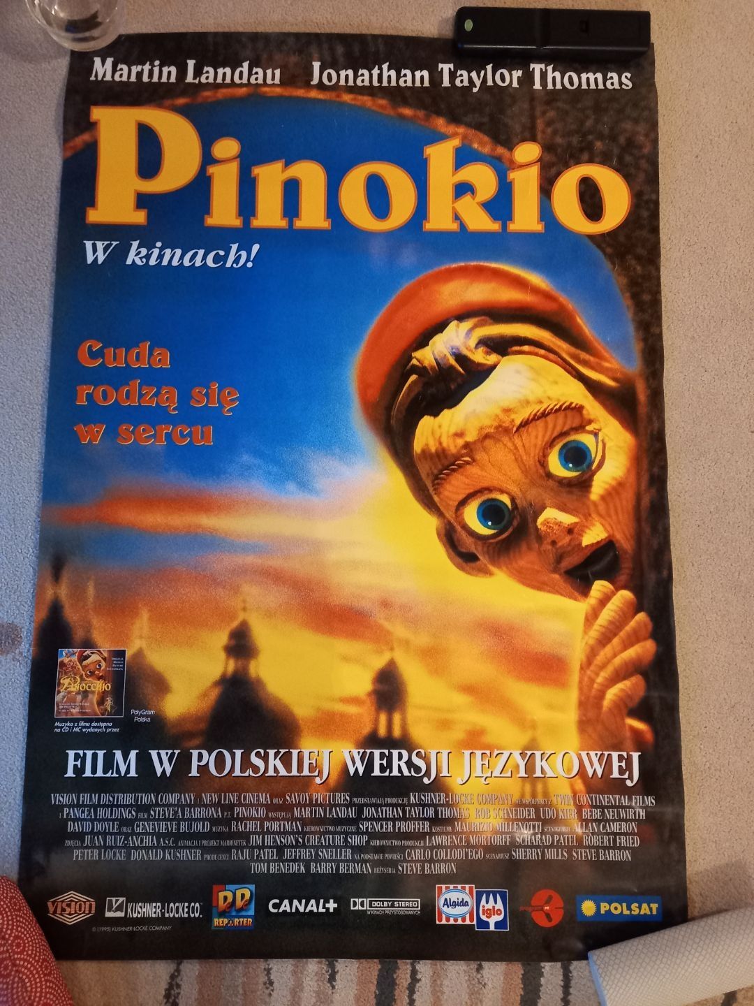 Plakat filmowy "Pinokio"